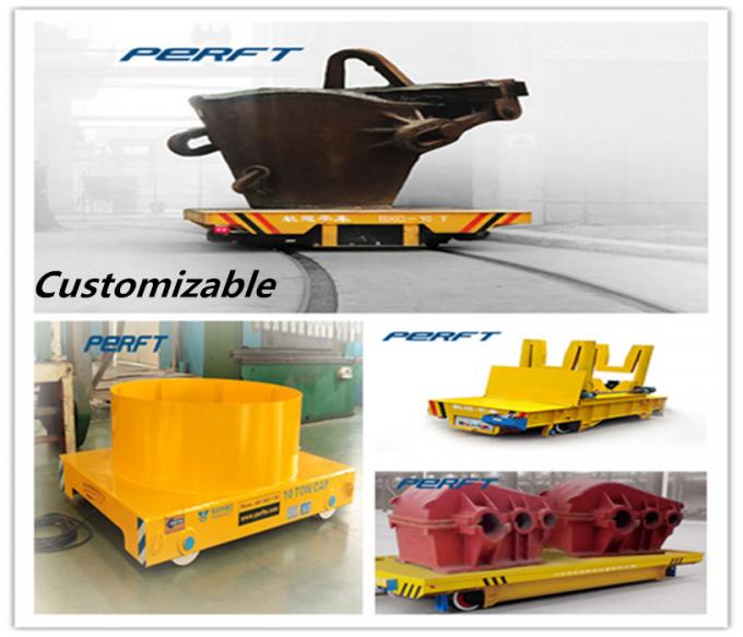 chariot en acier à poche de 120 tonnes pour l'équipement de manutention d'industrie sidérurgique utilisé dans les entrepôts