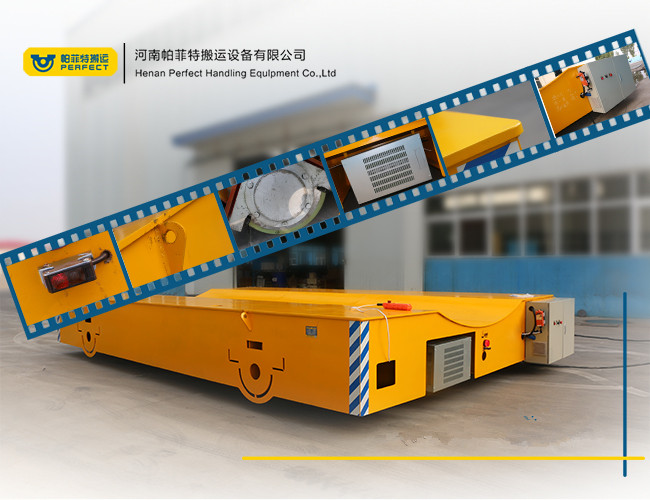 Équipement de manutention sans rail résistant de chariot de transfert de batterie pour l'industrie utilisée dans les entrepôts
